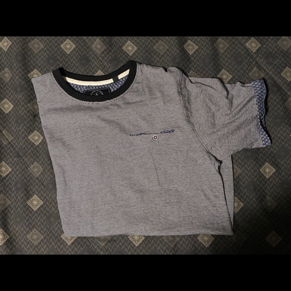 Patterned Shirt with Rolled Sleeves